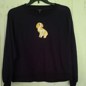 Blouson Sleeve Dog Days Sweatshirt NWOT